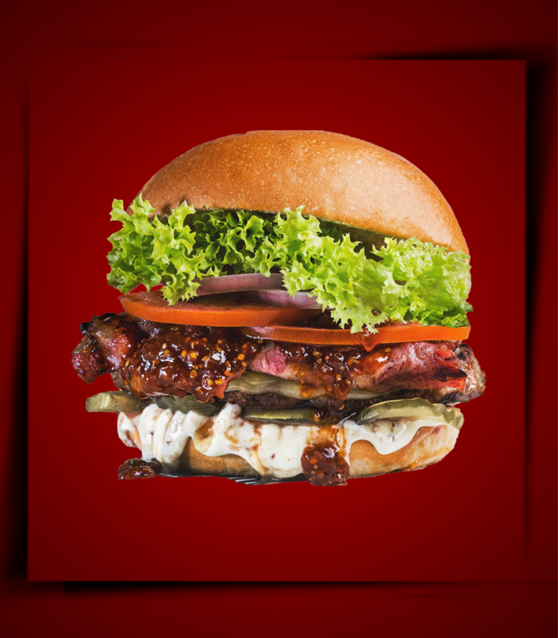 HAMBURGER BÒ MỸ BBQ Style