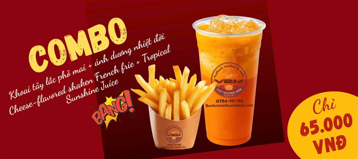 Khoai tây chiên + Ánh dương nhiệt đới